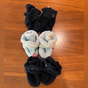 Zutano COZIE FLEECE BABY BOOTIE set of 3